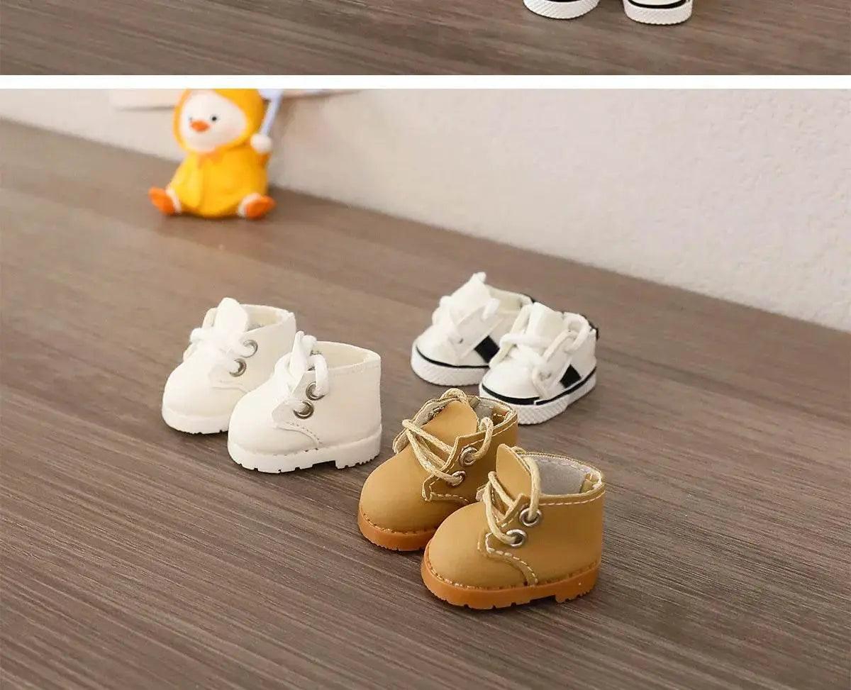  For Ropa LABUBU 15 to 17cm Cotton Doll Shoes Casual Sports Canvas Martin Boots Accessories for Labubu Outfits -  ToylandEU™