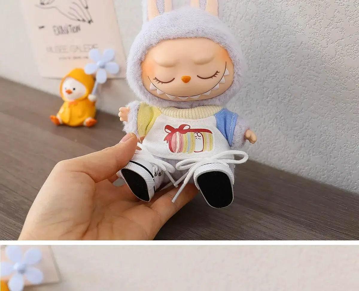  For Ropa LABUBU 15 to 17cm Cotton Doll Shoes Casual Sports Canvas Martin Boots Accessories for Labubu Outfits -  ToylandEU™
