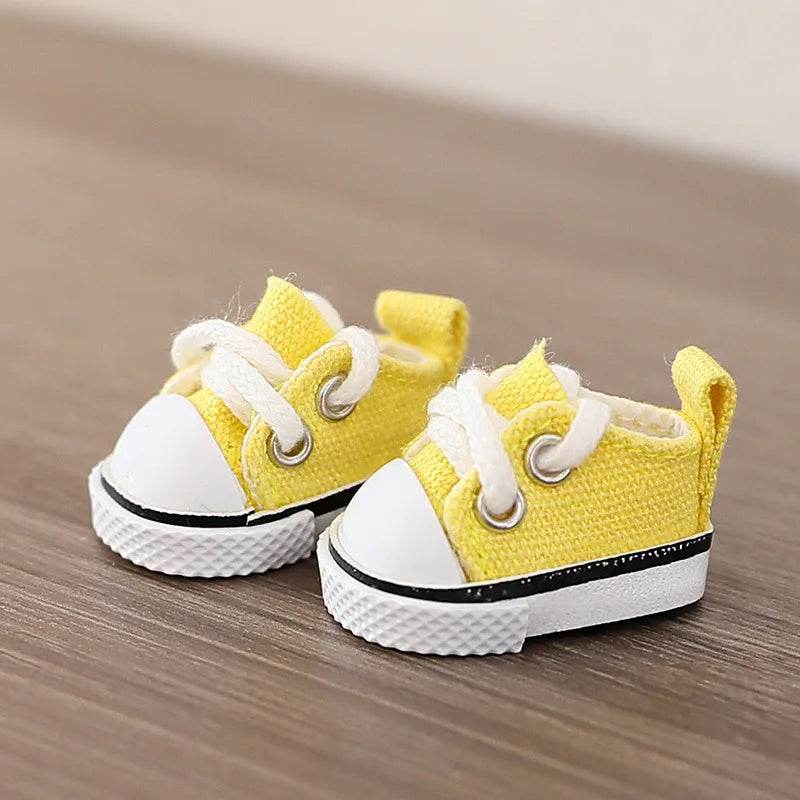 For Ropa LABUBU 15 to 17cm Cotton Doll Shoes Casual Sports Canvas Martin Boots Accessories for Labubu Outfits - ToylandEU