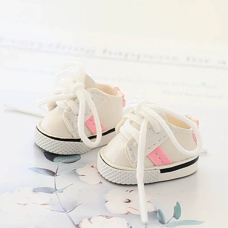 For Ropa LABUBU 15 to 17cm Cotton Doll Shoes Casual Sports Canvas Martin Boots Accessories for Labubu Outfits - ToylandEU