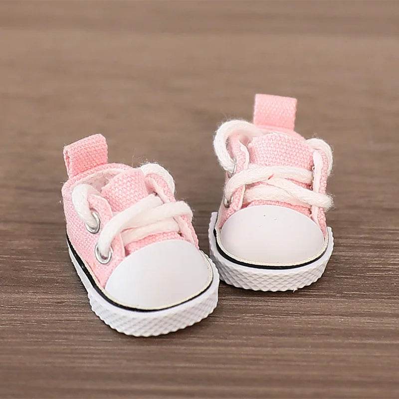 For Ropa LABUBU 15 to 17cm Cotton Doll Shoes Casual Sports Canvas Martin Boots Accessories for Labubu Outfits - ToylandEU