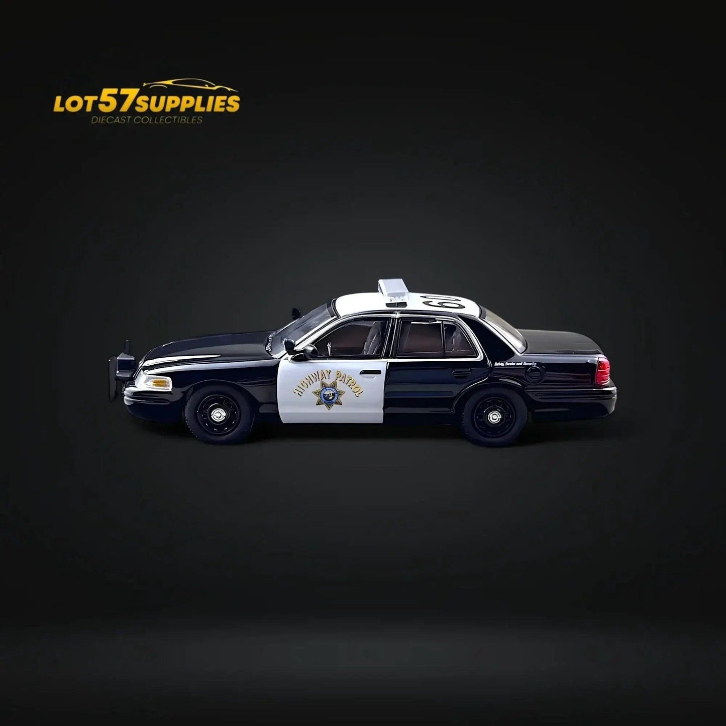  Ford Crown Victoria Police Diecast Car Realistic Lights -  ToylandEU™