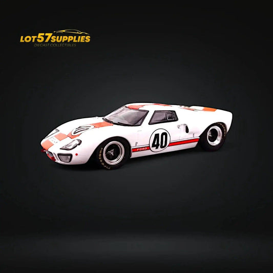  Ford GT40 MK1 Diecast 1 64 Gulf White Collectible -  ToylandEU™