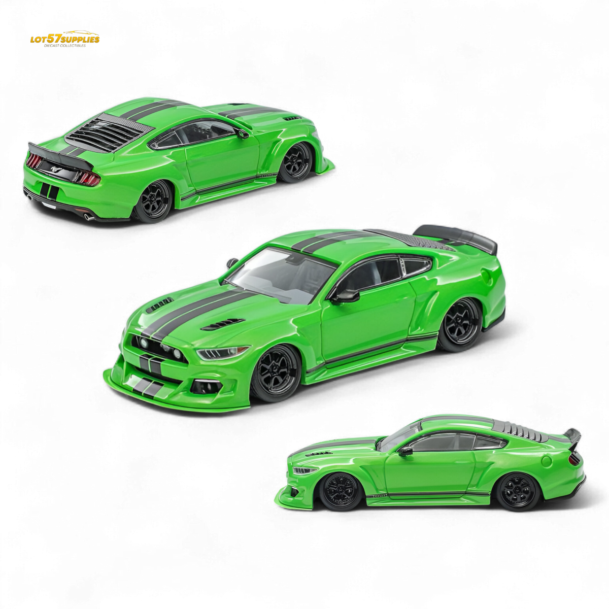 Ford Mustang 1:64 Diecast | Clipped Widebody Kit | Toylandeu™