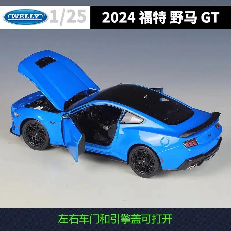  Ford Mustang GT 1:25 Die Cast Model Opening Doors -  ToylandEU™