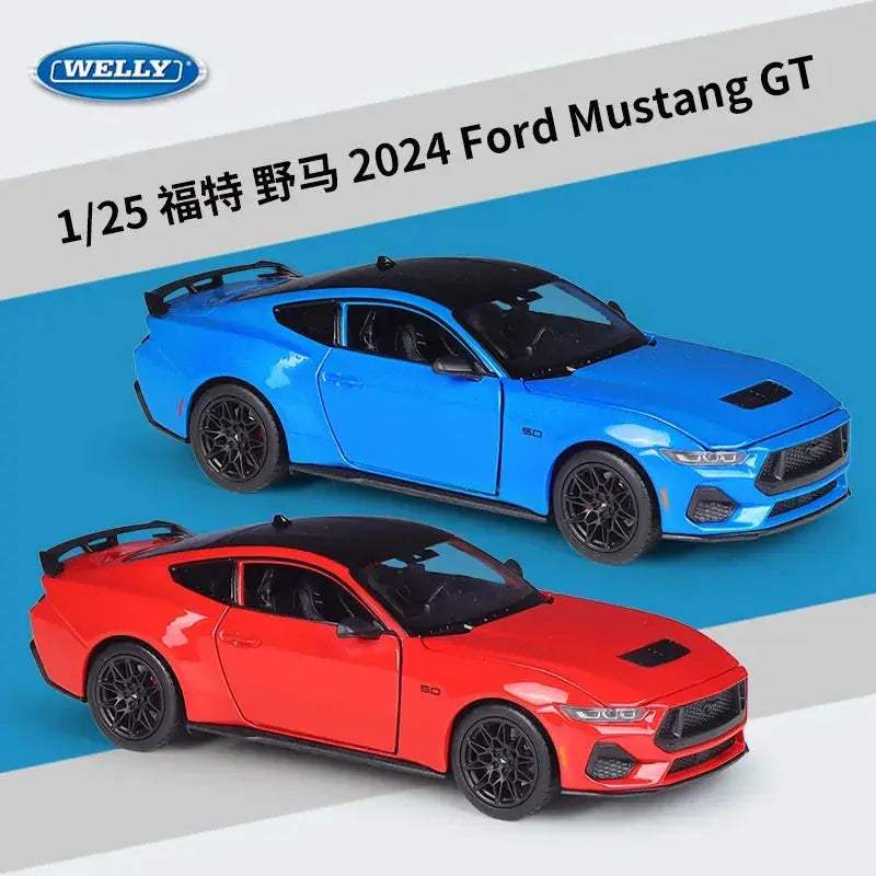 Ford Mustang GT 1:25 Die Cast Model With Opening Doors - ToylandEU