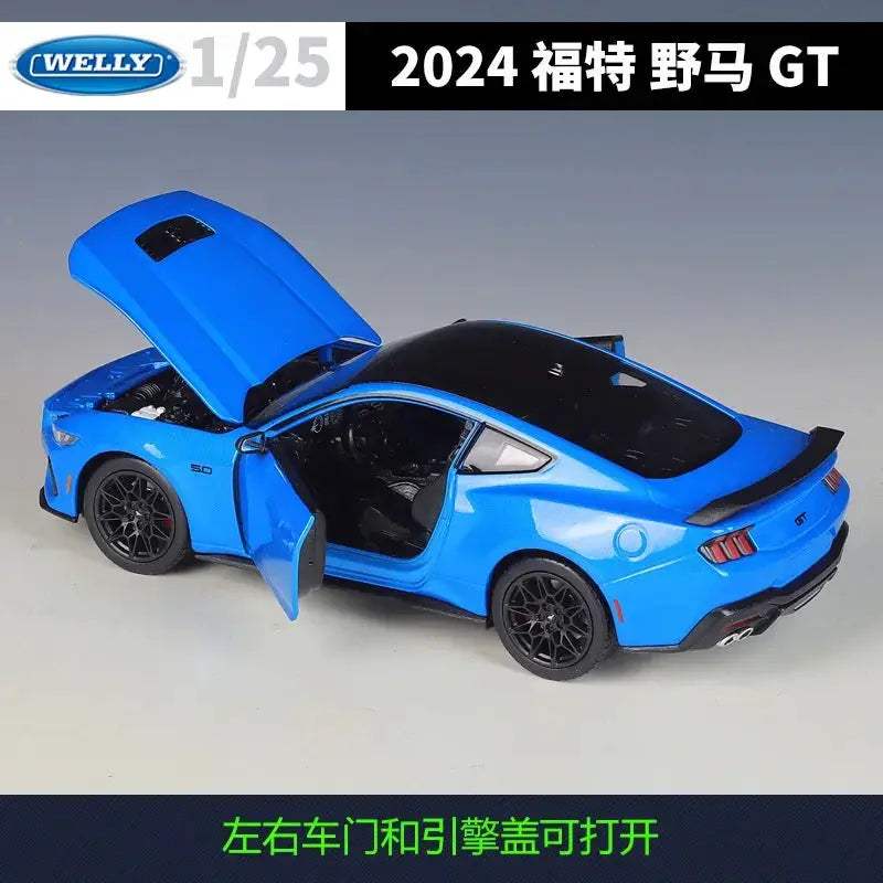 Ford Mustang GT 1:25 Die Cast Model With Opening Doors - ToylandEU