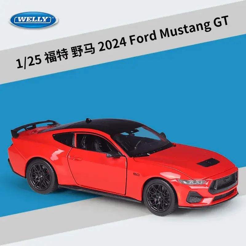 Ford Mustang GT 1:25 Die Cast Model With Opening Doors - ToylandEU