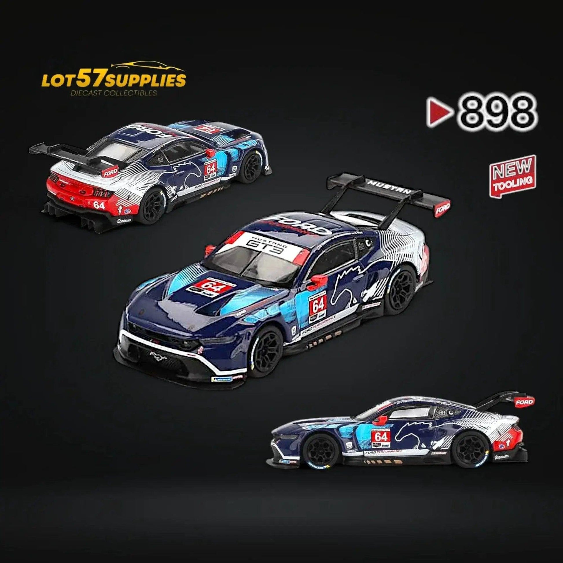  Ford Mustang GT3 Diecast 1 64 Daytona 24 Hours Limited -  ToylandEU™