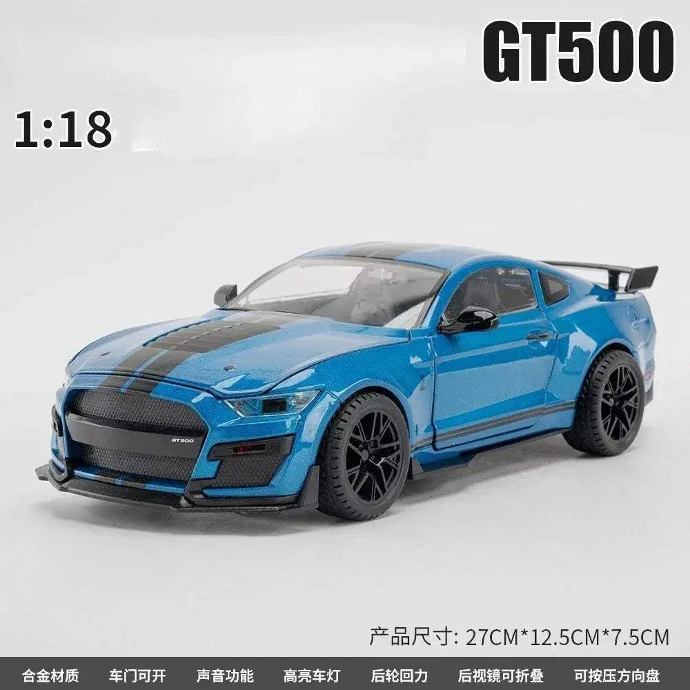 Ford Mustang GT500 Diecast 1 18 Model For Desk Decor - ToylandEU
