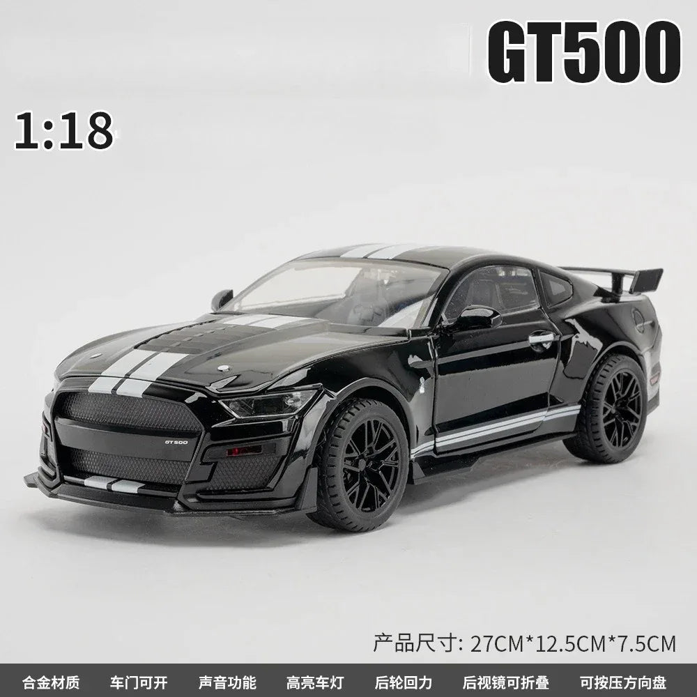 Ford Mustang GT500 Diecast 1 18 Model For Desk Decor - ToylandEU