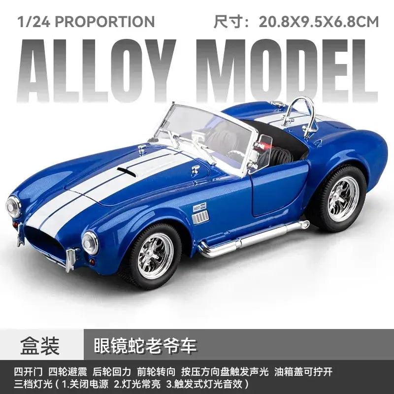 Ford Shelby Cobra Diecast 1 22 Scale Model Metal -  ToylandEU™