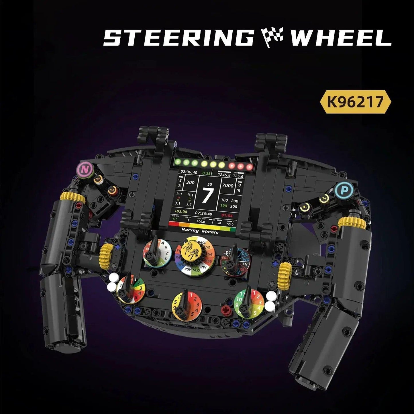  Formula One Steering Wheel Building Blocks Phone Holder -  ToylandEU™