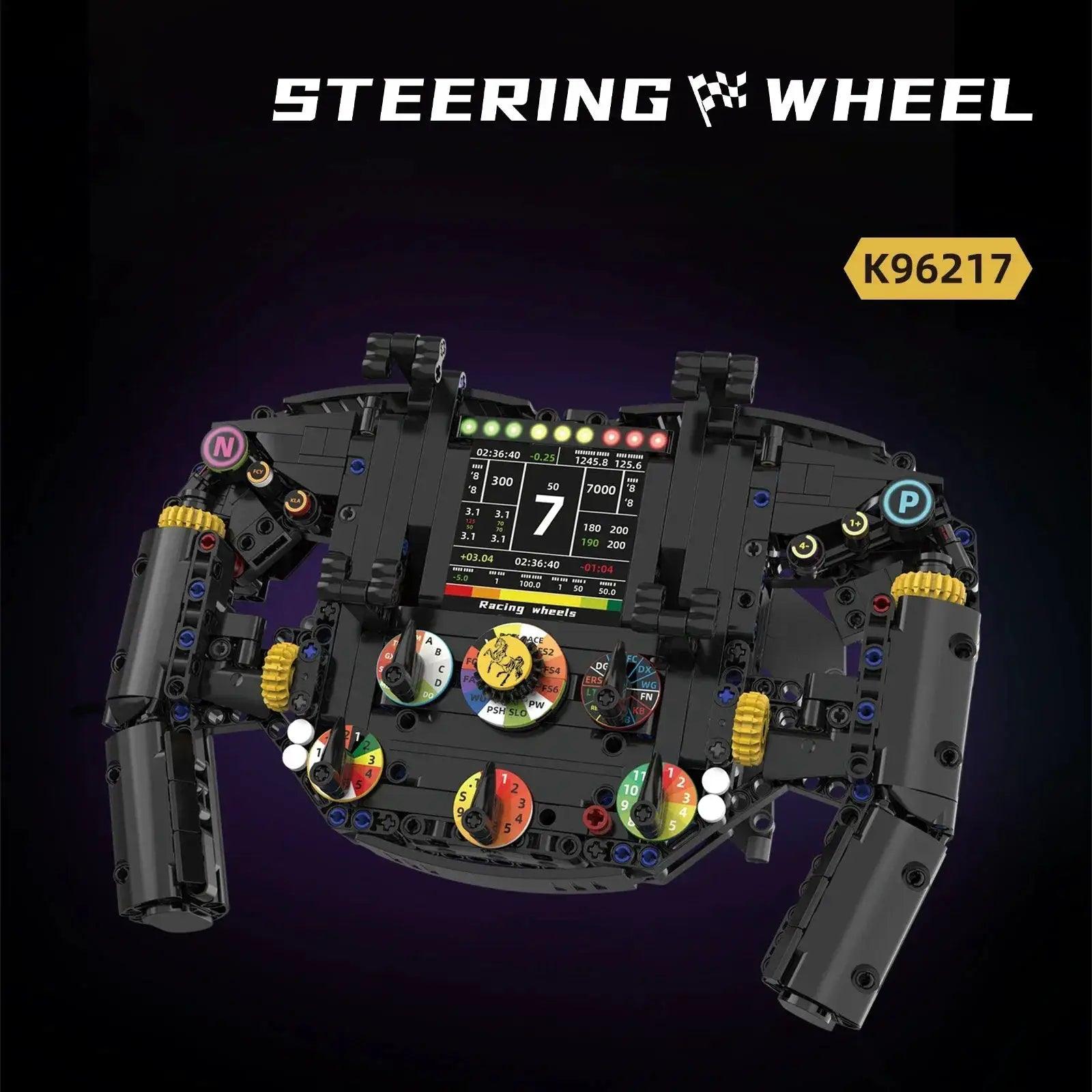  Formula One Steering Wheel Building Blocks Phone Holder -  ToylandEU™