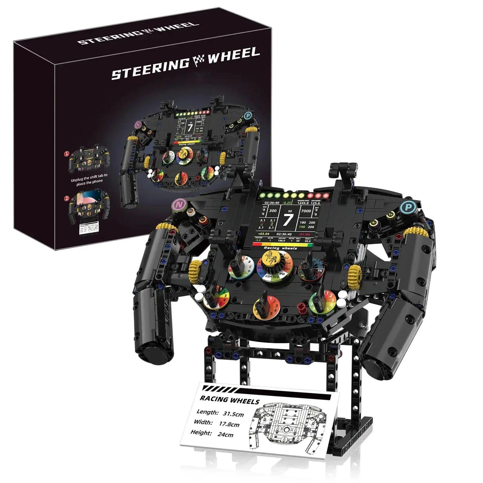 Formula One Steering Wheel Building Blocks Phone Holder -  ToylandEU™
