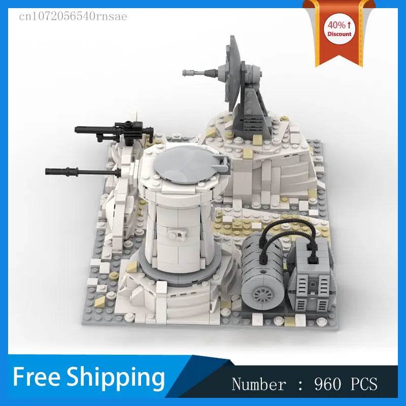 Fortress Military Base Weapon Model MOC Building Blocks DIY Bricks - ToylandEU