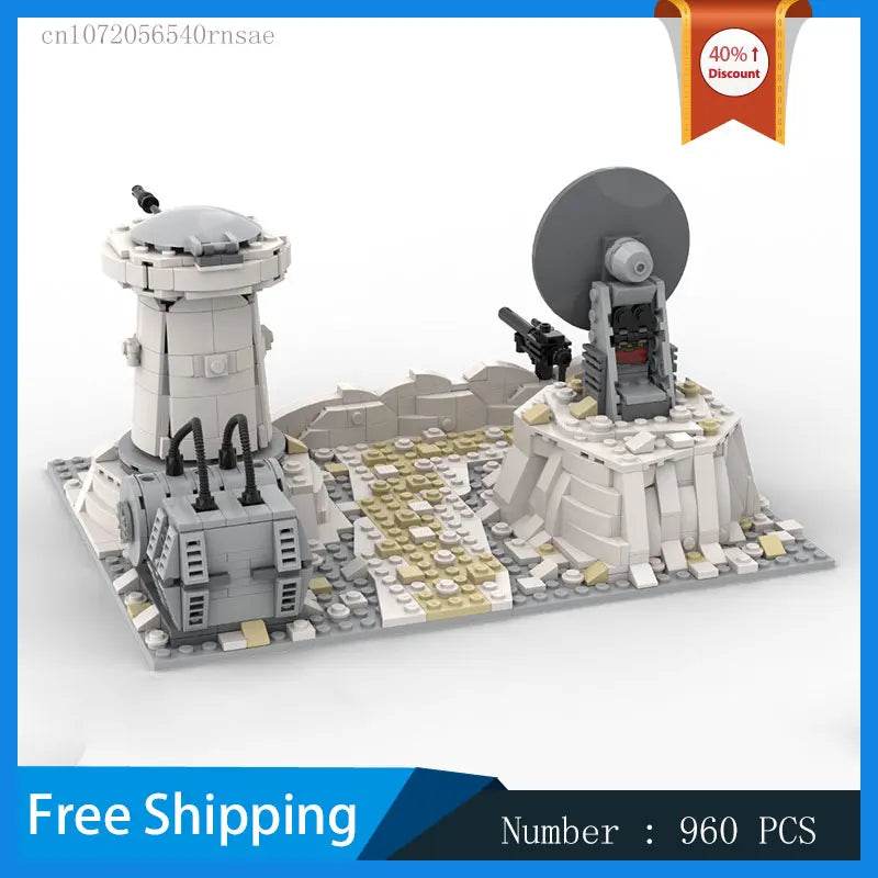 Fortress Military Base Weapon Model MOC Building Blocks DIY Bricks - ToylandEU