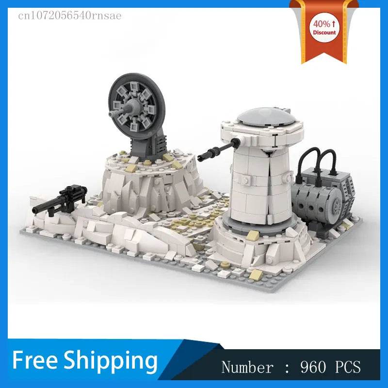 Fortress Military Base Weapon Model MOC Building Blocks DIY Bricks - ToylandEU