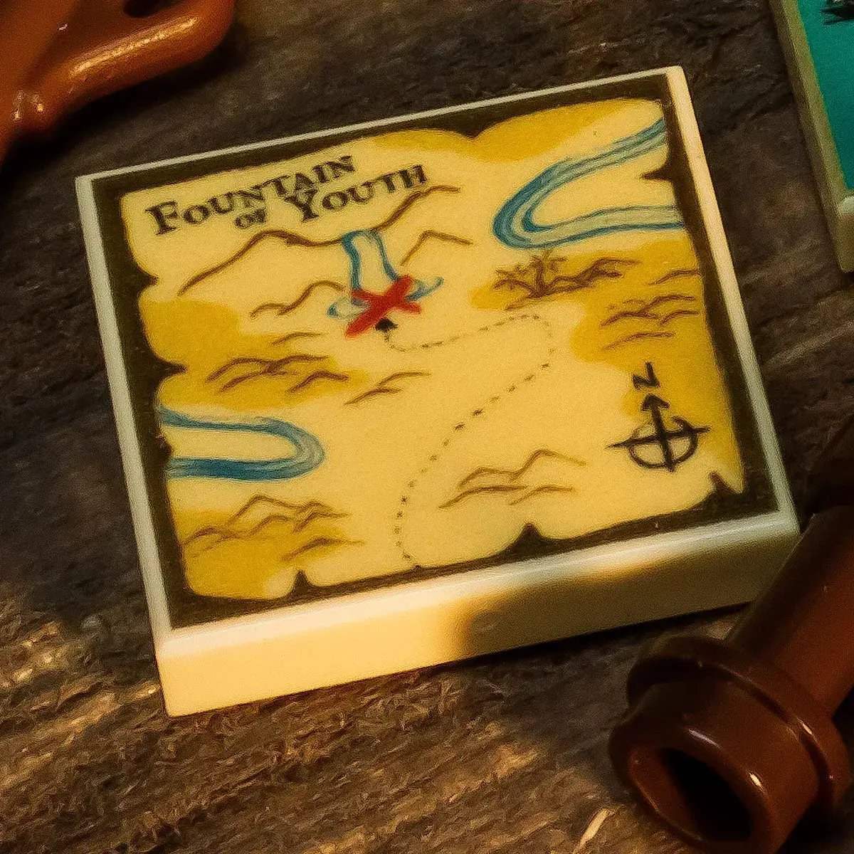 Fountain of Youth Treasure Map (2x2 Tile) - ToylandEU