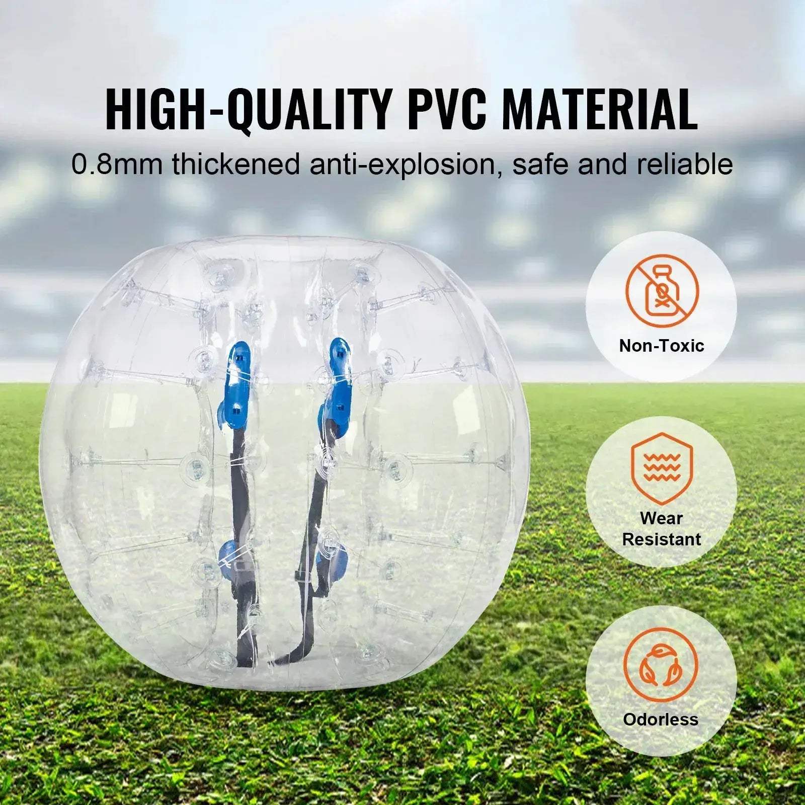 Four Feet Inflatable Bumper Ball Zorb Thick PVC Safe Fun - ToylandEU