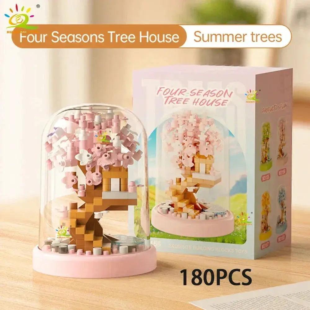  Four Seasons Mini Tree House Puzzle Display Set -  ToylandEU™