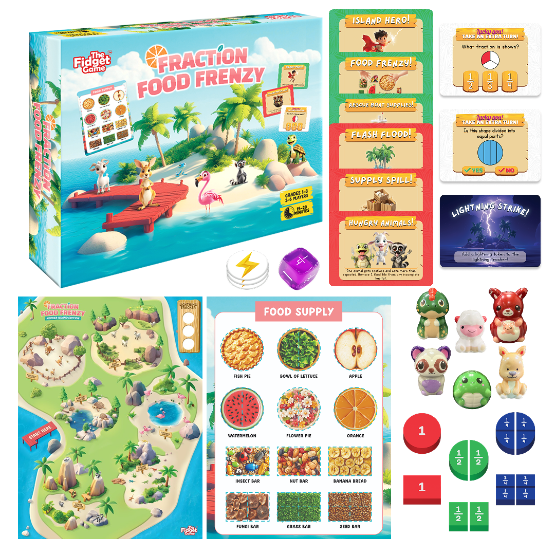 Fraction Board Game | Visual Models | Toylandeu™