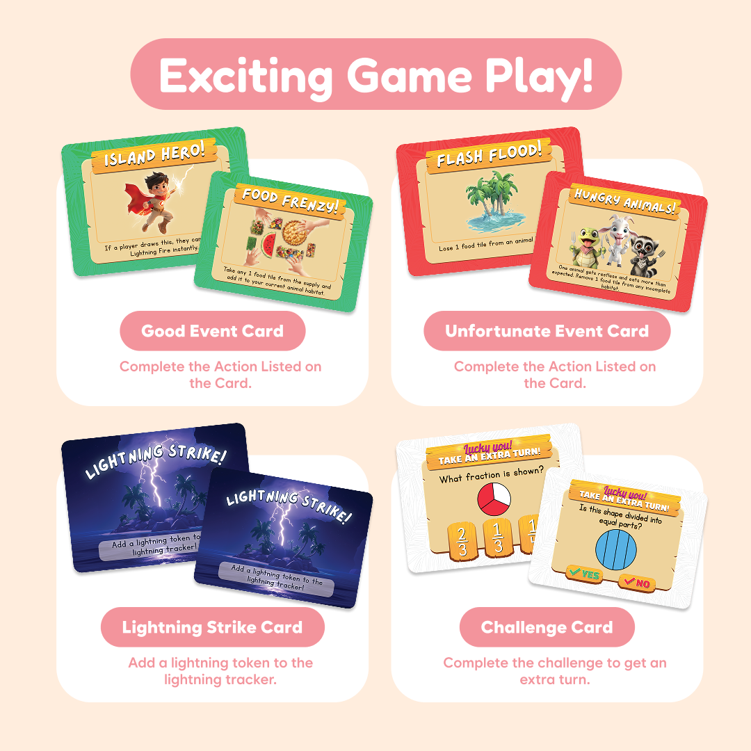 Fraction Board Game | Visual Models | Toylandeu™