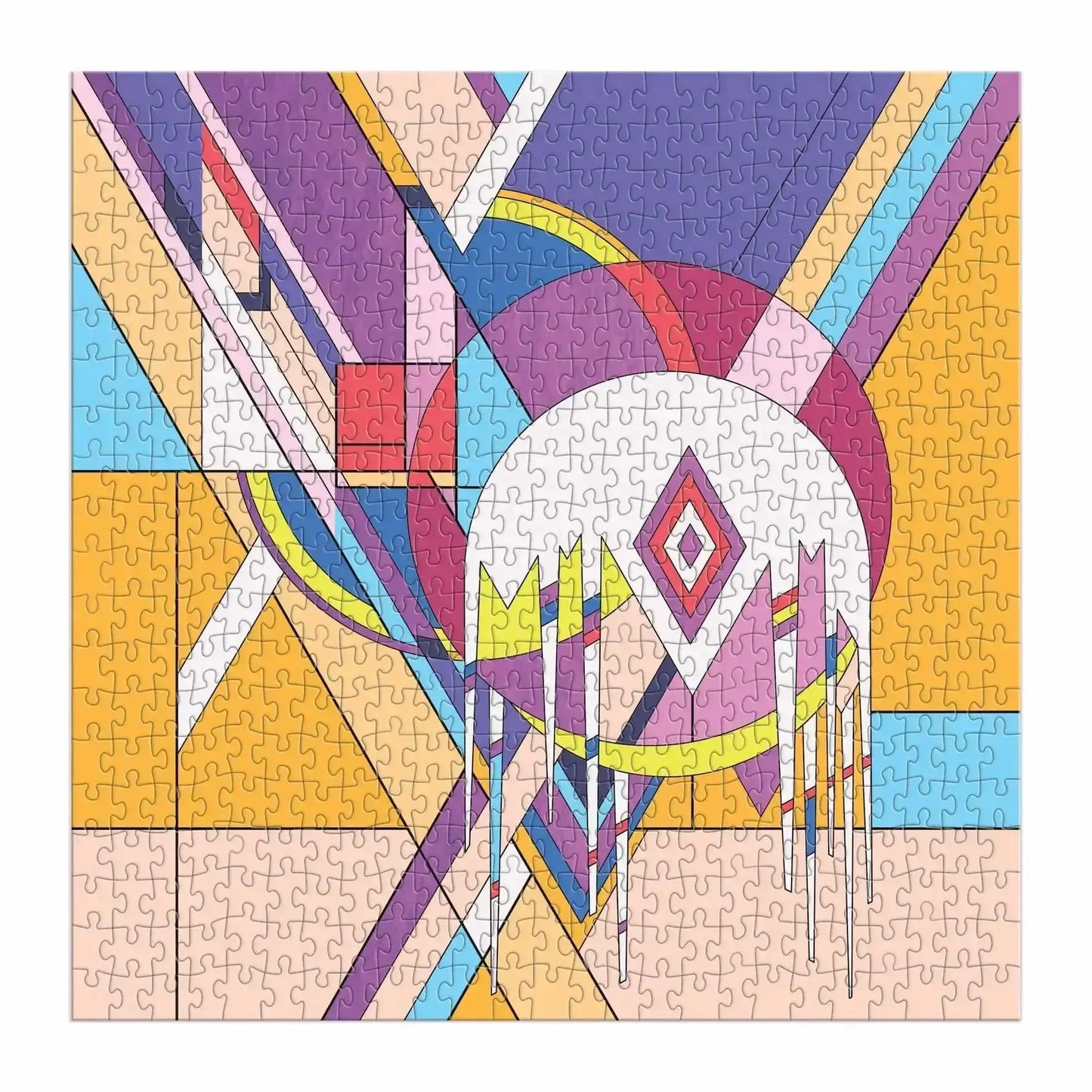 Frank Lloyd Wright Frozen Spheres Foil Jigsaw Puzzle - ToylandEU