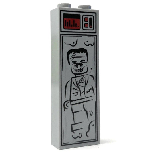  Frankenstein Minifigure Custom In Carbonite 1x2x5 Brick -  ToylandEU™