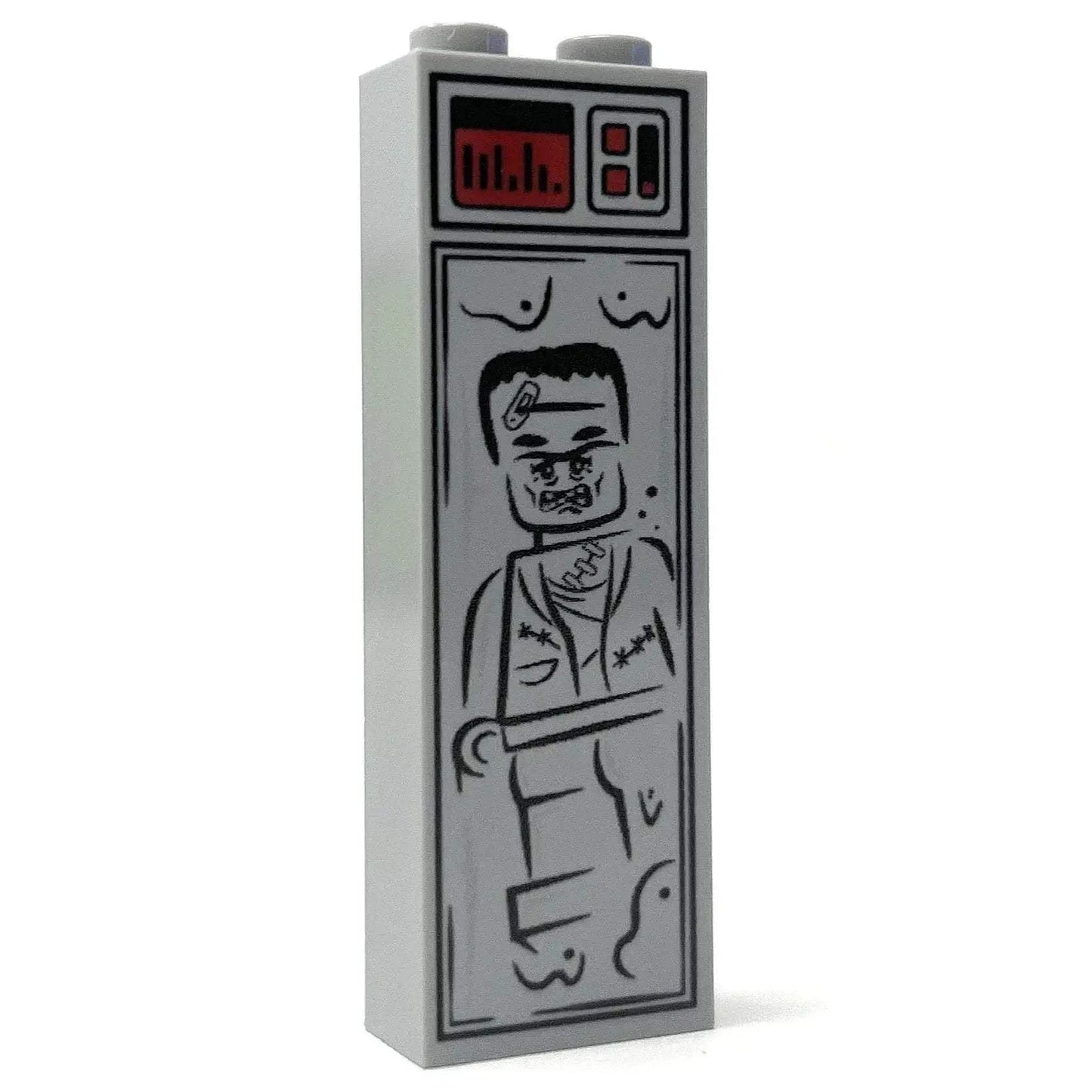 Custom Frankenstein Halloween Figure In Carbonite 1x2x5 Brick - ToylandEU