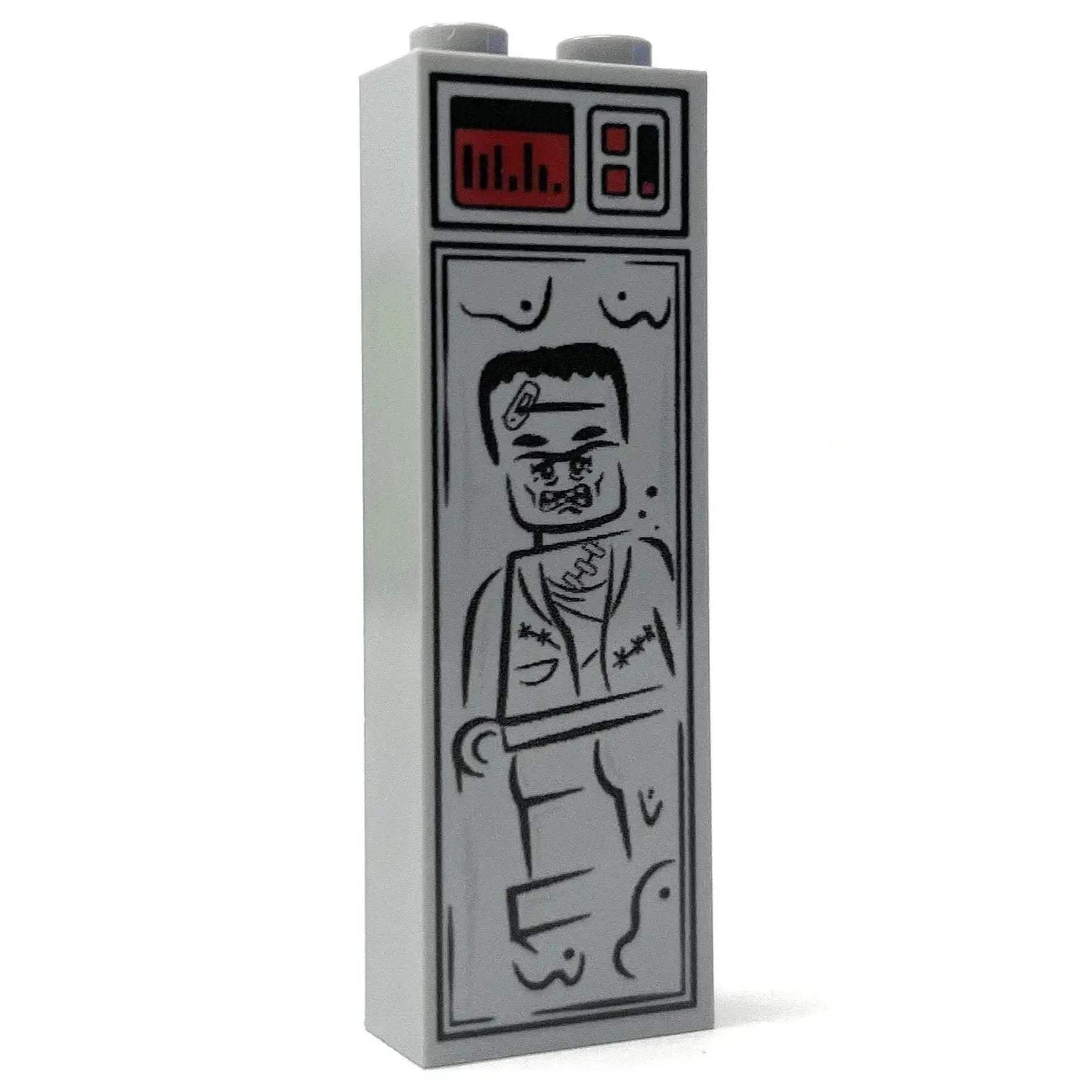 Custom Frankenstein Halloween Figure In Carbonite 1x2x5 Brick - ToylandEU