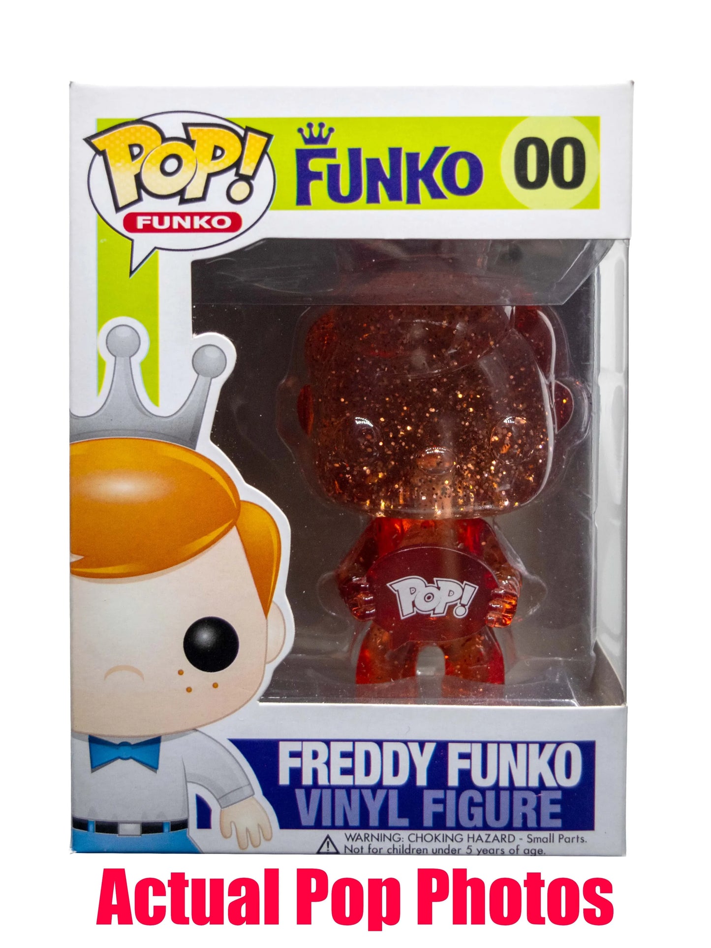 Freddy Funko (Clear Red Glitter) 00 /50 Made [Light Damage] - ToylandEU