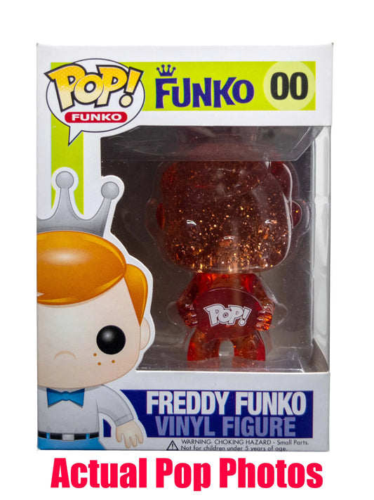 Freddy Funko (Clear Red Glitter) 00 /50 Made [Light Damage] - ToylandEU