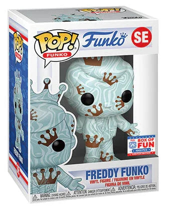 Freddy Funko (Green & Brown w/ Swirls, Artist Series) SE - 2021 Fundays Games Funko Fundays Box of Fun/1000 Made - ToylandEU