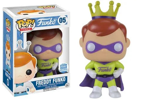 Near Mint Freddy Funko Superhero Funko Pop Shop Exclusive - ToylandEU