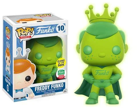 Freddy Funko (Superhero, Green Gamma Glow) 10 - Funko Shop Exclusive/5000 Made [light damage] - ToylandEU