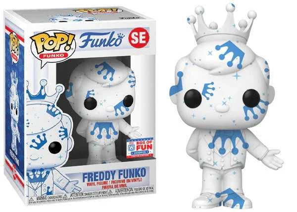 Freddy Funko (White & Blue w/ Stars, Artist Series) SE - 2021 Fundays Games Funko Fundays Box of Fun/2000 Made - ToylandEU