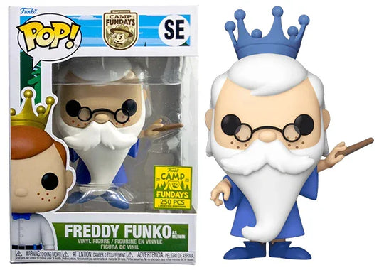 Freddy Funko as Merlin SE - 2023 Camp Fundays Exclusive/250 Made **Error Sticker** - ToylandEU