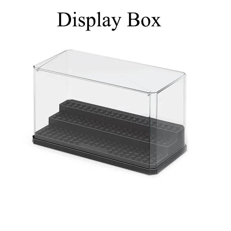 Free Assembly Acrylic Transparent Display Box For Building Blocks Dust Cover Dolls Protection Showcase Compatible With Brand - ToylandEU