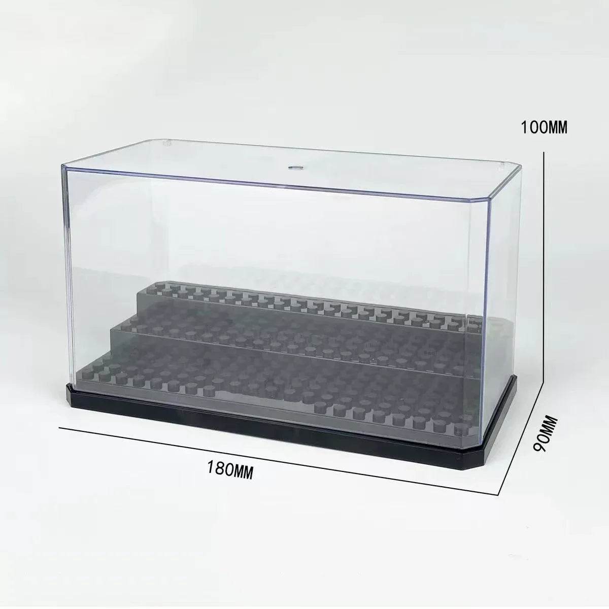 Free Assembly Acrylic Transparent Display Box For Building Blocks Dust Cover Dolls Protection Showcase Compatible With Brand - ToylandEU