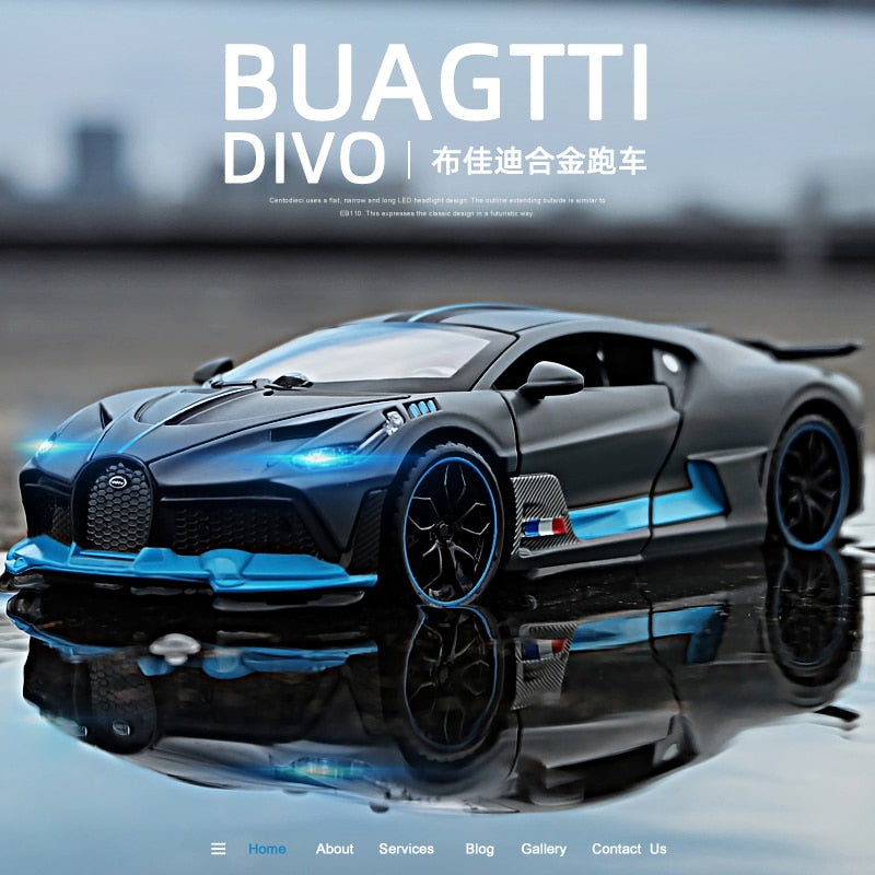 Free Shipping New 1:32 Bugatti Veyron Divo Alloy Car Model Diecasts & Toyland EU