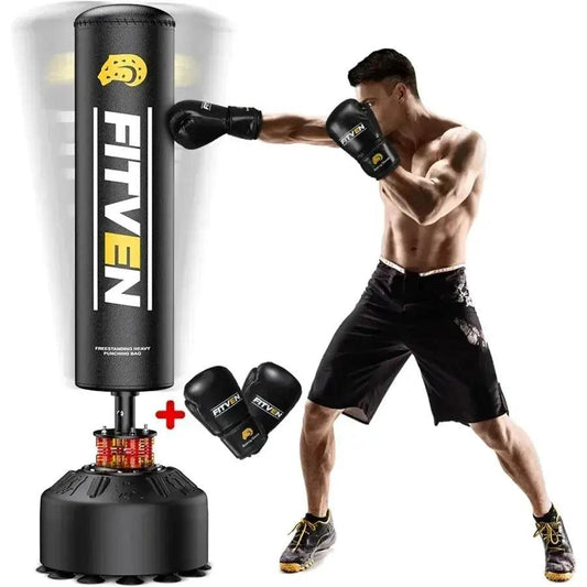  Freestanding Punching Bag With Boxing Gloves Durable -  ToylandEU™