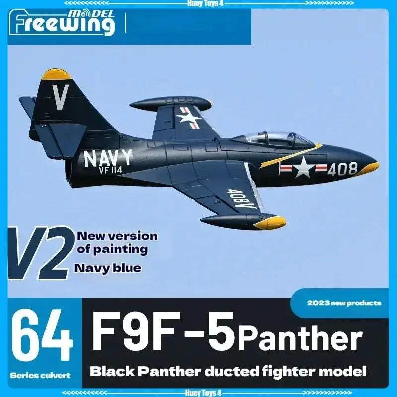 Freewing 64mm F9F-5 V2 RC Plane Electric Fighter Edition - ToylandEU