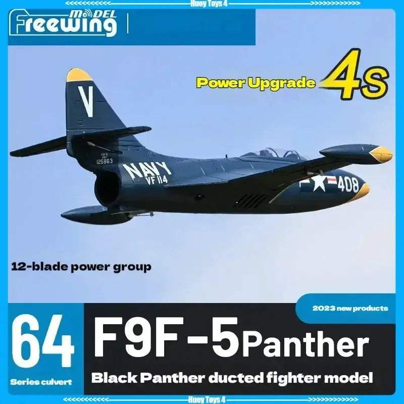 Freewing 64mm F9F-5 V2 RC Plane Electric Fighter Edition - ToylandEU