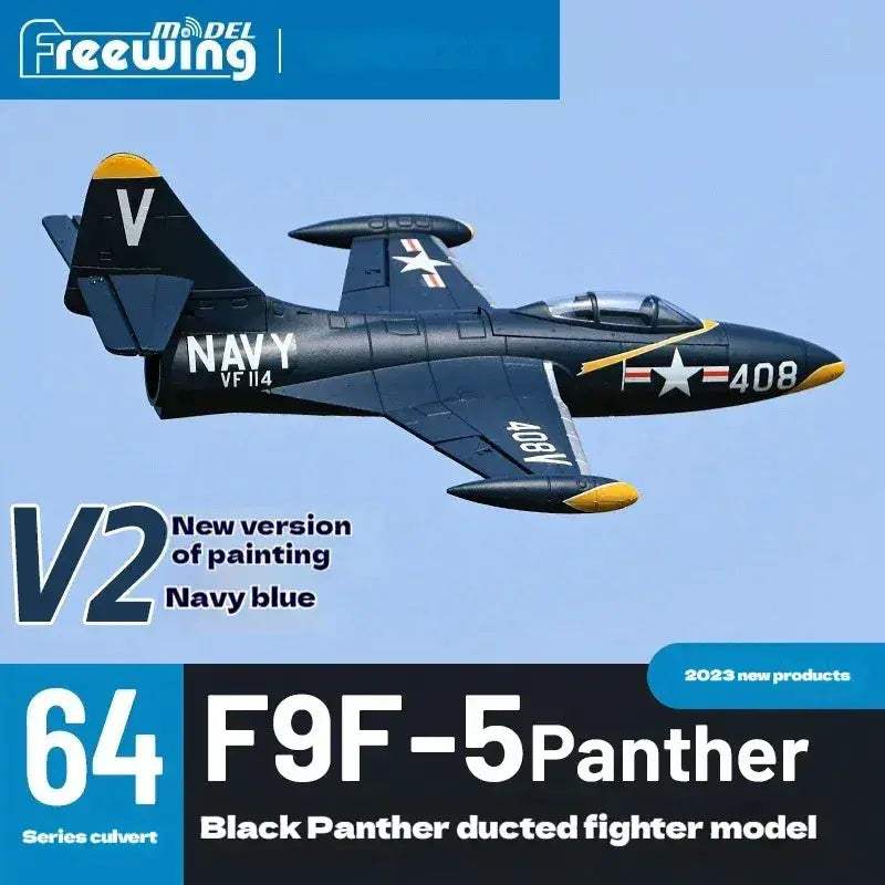 Freewing 64mm F9F-5 V2 RC Plane Electric Fighter Edition - ToylandEU