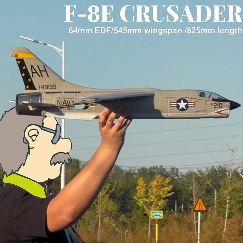 Freewing F-8e Crusader 64mm Pnp Rc Plane | Toylandeu