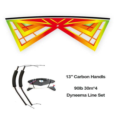 Freilein 2.38m Quad Line Stunt Kite - Ultimate Windrider Experience - ToylandEU