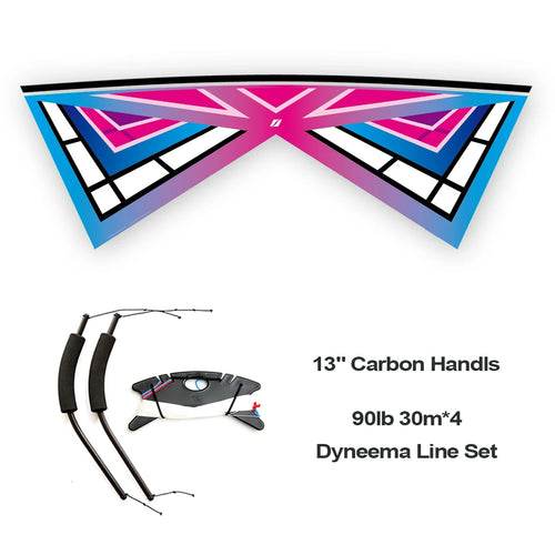 Freilein 2.38m Quad Line Stunt Kite - Ultimate Windrider Experience - ToylandEU