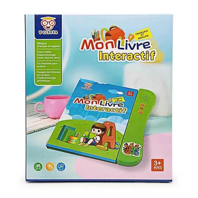  French and English Bilingual Finger Reading Children's Voice Book Intelligent Learning Toys French E-book Early Education Tool -  ToylandEU™