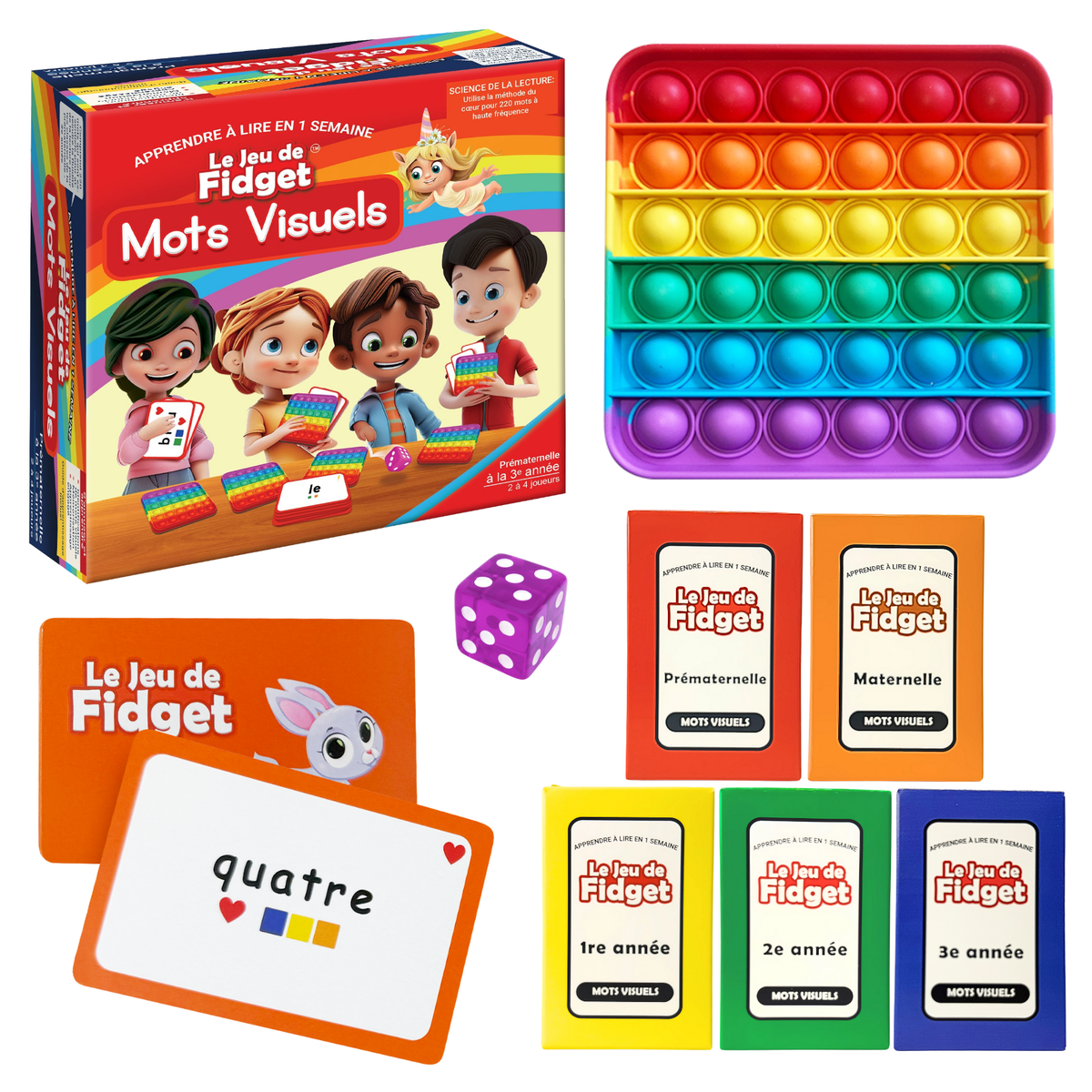 French Fidget Game | Vocabulary Builder | Toylandeu™